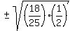 %27%27%2B-sqrt%28%2818%2F25%29%281%2F2%29%29