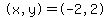 %27%28x%2Cy%29%27=%27%28-2%2C2%29%27