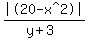 %27%7C%2820+-+x%5E2%29%7C%27%2F%28y+%2B+3%29