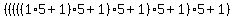 %28%28%28%28%281%2A5%2B1%29%2A5%2B1%29%2A5%2B1%29%2A5%2B1%29%2A5%2B1%29
