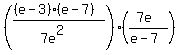 %28%28%28e-3%29%28e-7%29%29%2F%287e%5E2%29%29%2A%28%287e%29%2F%28e-7%29%29
