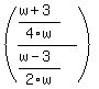 %28%28%28w%2B3%29%2F4w%29%2F%28%28w-3%29%2F2w%29%29