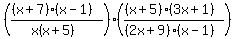 %28%28%28x%2B7%29%28x-1%29%29%2F%28x%28x%2B5%29%29%29%28%28%28x%2B5%29%283x%2B1%29%29%2F%28%282x%2B9%29%28x-1%29%29%29