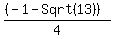 %28%28-1+-+Sqrt%2813%29%29%29%2F4