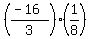 %28%28-16%29%2F3%29%2A%281%2F8%29
