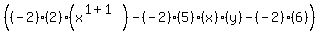 %28%28-2%29%282%29%28x%5E%281%2B1%29%29-%28-2%29%285%29%28x%29%28y%29-%28-2%29%286%29%29