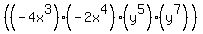%28%28-4x%5E3%29%28-2x%5E4%29%28y%5E5%29%28y%5E7%29%29