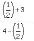 %28%281%2F2%29%2B3%29%2F%284-%281%2F2%29%29