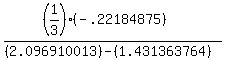 %28%281%2F3%29%2A%28-.22184875%29%29%2F%28%282.096910013%29-%281.431363764%29%29