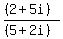 %28%282%2B5i%29%29%2F%28%285%2B2i%29%29