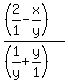 %28%282%2F1-x%2Fy%29%29%2F%28%281%2Fy%2By%2F1%29%29