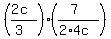 ((2c)/(3))*((7)/(2*4c))