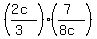 ((2c)/(3))*((7)/(8c))
