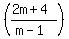 %28%282m%2B4%29%2F%28m-1%29%29