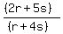 %28%282r%2B5s%29%29+%2F+%28%28r%2B4s%29%29
