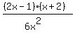 %28%282x-1%29%28x%2B2%29%29%2F%286x%5E2%29
