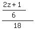 %28%282z%2B1%29%2F6%29%2F18