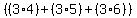 %28%283%2A4%29%2B%283%2A5%29%2B%283%2A6%29%29