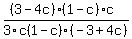 %28%283-4c%29%281-c%29c%29%2F3c%281-c%29%28-3%2B4c%29%29+