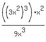 %28%283x%5E2%29%5E3%29%2Ax%5E2%2F%289x%5E3%29