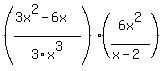 %28%283x%5E2-6x%29%2F3x%5E3%29%2A%286x%5E2%2F%28x-2%29%29