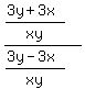 %28%283y%2B3x%29%2Fxy%29%2F%28%283y-3x%29%2Fxy%29