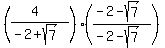 %28%284%29%2F%28-2%2Bsqrt%287%29%29%29%28%28-2-sqrt%287%29%29%2F%28-2-sqrt%287%29%29%29