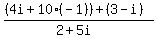 %28%284i+%2B+10%28-1%29%29+%2B+%283-i%29%29%2F%282%2B5i%29
