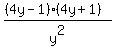 ((4y-1)(4y+1))/y^2
