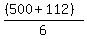 %28%28500+%2B+112%29%29%2F6