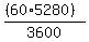 ((60*5280))/3600