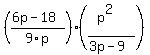 %28%286p+-18%29%2F9p%29%2A%28%28p%5E2%29%2F%283p-9%29%29