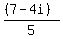 %28%287-4i%29%29%2F5