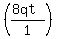 ((8qt)/1)