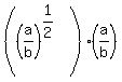 %28%28a%2Fb%29%5E%281%2F2%29%29%28a%2Fb%29