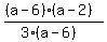 %28%28a-6%29%28a-2%29%29%2F%283%28a-6%29%29