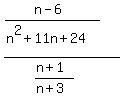 %28%28n-6%29%2F%28n%5E2%2B11n%2B24%29%29%2F%28%28n%2B1%29%2F%28n%2B3%29%29