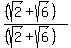 %28%28sqrt%282%29+%2B+sqrt%286%29%29%29%2F%28%28sqrt%282%29+%2B+sqrt%286%29%29%29