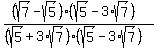 ((sqrt(7) - sqrt(5))(sqrt(5) - 3*sqrt(7))) / ((sqrt(5) + 3*sqrt(7))(sqrt(5) - 3*sqrt(7)))