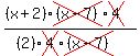 ((x+2)cross((x-7))cross(4))/((2)cross(4)cross((x-7)))