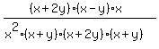 %28%28x%2B2y%29%28x-y%29x%29%2F%28x%5E2%28x%2By%29%28x%2B2y%29%28x%2By%29%29