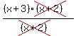 ((x+3)cross((x+2)))/(cross((x+2)))