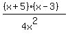 %28%28x%2B5%29%2A%28x-3%29%29%2F%284x%5E2%29+
