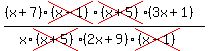 %28%28x%2B7%29cross%28%28x-1%29%29cross%28%28x%2B5%29%29%283x%2B1%29%29%2F%28x%2Across%28%28x%2B5%29%29%282x%2B9%29cross%28%28x-1%29%29%29