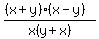%28%28x%2By%29%28x-y%29%29%2Fx%28y%2Bx%29