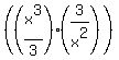%28%28x%5E3%2F3%29+%2A+%283%2Fx%5E2%29%29