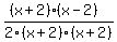 %28%28x+%2B+2%29%28x+-+2%29%29%2F2%28x+%2B+2%29%28x+%2B+2%29