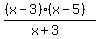 %28%28x+-+3%29%28x+-+5%29%29%2F%28x+%2B+3%29