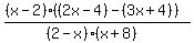 %28%28x-2%29%28%282x-4%29-%283x%2B4%29%29%29%2F%28%282-x%29%28x%2B8%29%29