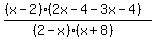 %28%28x-2%29%282x-4-3x-4%29%29%2F%28%282-x%29%28x%2B8%29%29